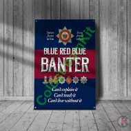 Guards Blue Red Blue Banter - 3 different sizes Guards Blue Red Blue Banter - 3 different sizes