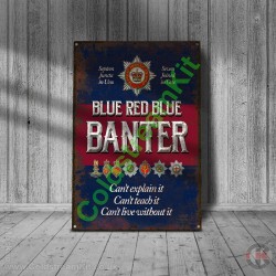 Guards Blue Red Blue Banter - 3 different sizes Guards Blue Red Blue Banter - 3 different sizes