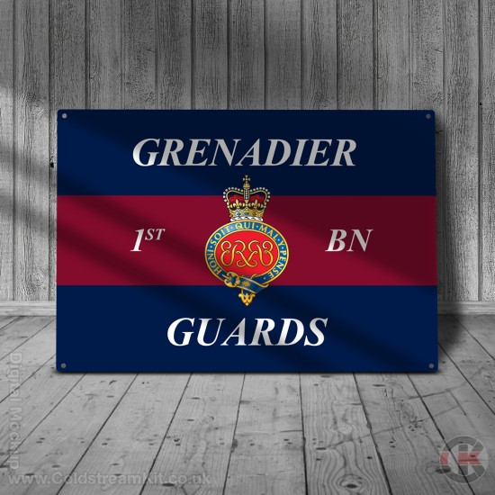1st Battalion Grenadier Guards Metal Sign - 3 different sizes