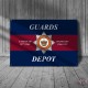 Guards Depot Metal Sign (Caterham & Pirbright) - 3 different sizes