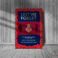 Grenadier Guards (Cypher), Lest We Forget Metal Sign - 3 different sizes Grenadier Guards (Cypher), Lest We Forget Metal Sign - 3 different sizes