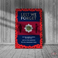 Scots Guards Lest We Forget Metal Sign - 3 different sizes Scots Guards Lest We Forget Metal Sign - 3 different sizes