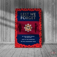The Household Division, Lest We Forget Metal Sign - 3 different sizes The Household Division, Lest We Forget Metal Sign - 3 different sizes
