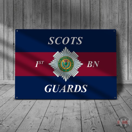1st Battalion Scots Guards Metal Sign - 3 different sizes