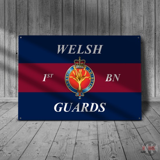 1st Battalion Welsh Guards Metal Sign - 3 different sizes