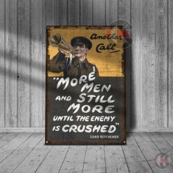 World War Propaganda Vintage Metal Print 004, Another Call Propaganda Print World War Propaganda Vintage Metal Print 004, Another Call Propaganda Print