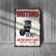 World War Propaganda Vintage Metal Print 016, Britons Join Your Countrys Army, Propaganda Print