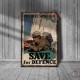 World War Propaganda Vintage Metal Print 046, Save For Defence, Propaganda Print