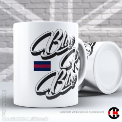 Blue Red Blue, 3D Logo Mug (11oz Mug) Blue Red Blue, 3D Logo Mug (11oz Mug)