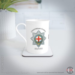 Coldstream Guards Bone China Mug (fluted or straight sides).