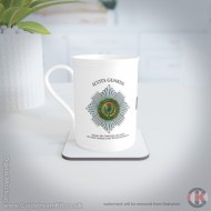 Scots Guards Bone China Mug (fluted or straight sides). Scots Guards Bone China Mug (fluted or straight sides).
