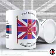 4 Company 2nd Bn Coldstream Guards, Company Bunting Mug (11oz Mug) 4 Company 2nd Bn Coldstream Guards, Company Bunting Mug (11oz Mug)
