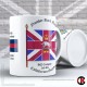 HQ Company 2nd Bn Coldstream Guards, Company Bunting Mug (11oz Mug)