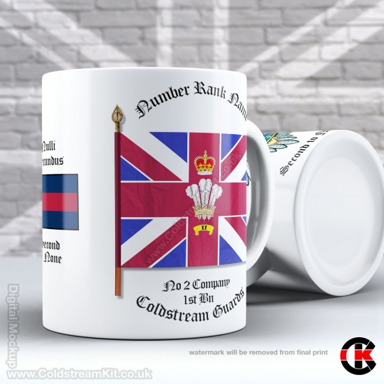2 Company 1st Bn Coldstream Guards, Company Bunting Mug (11oz Mug)