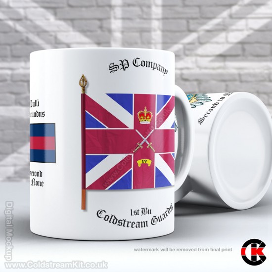 SP Company 1st Bn Coldstream Guards, Company Bunting Mug (11oz Mug)