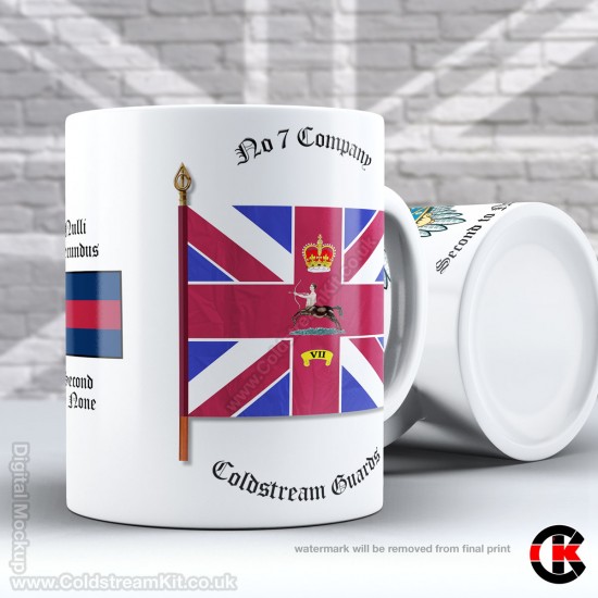 7 Company Coldstream Guards, Company Bunting Mug (11oz Mug)