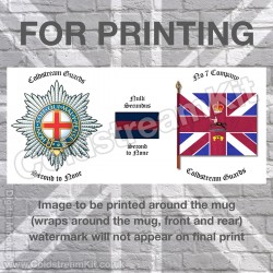 7 Company Coldstream Guards, Company Bunting Mug (11oz Mug)