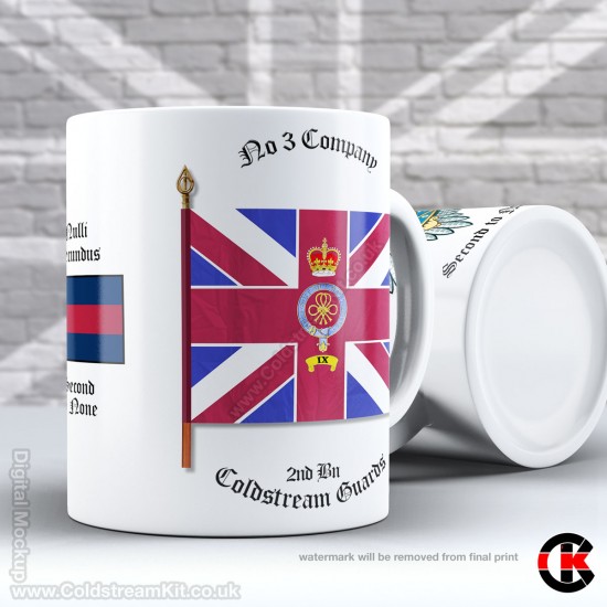 3 Company 2nd Bn Coldstream Guards, Company Bunting Mug (11oz Mug)