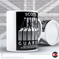 Abbey Road Parody Design - Scots Guards (11oz Mug)