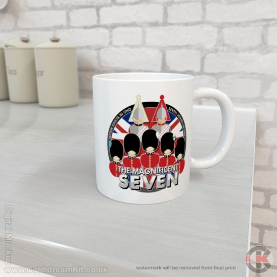 The Magnificent Seven, Regiments of the Household Division - SUPER HUGE 20oz Super Jumbo Mug