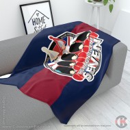 The Magnificent Seven, Regiments of the Household Division, Blue Red Blue Microfleece Blanket, 175cm by 120cm The Magnificent Seven, Regiments of the Household Division, Blue Red Blue Microfleece Blanket, 175cm by 120cm