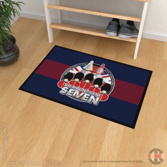 The Magnificent Seven, Regiments of the Household Division - Floor Mat (2 sizes available)