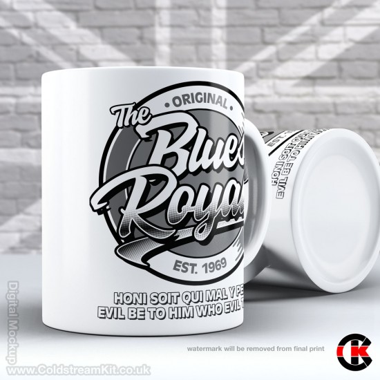 Retro Style, 'The Original' Blues and Royals (11oz Mug)