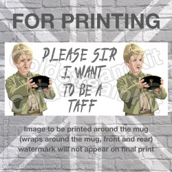Oliver with a Twist, Welsh Guards, Parody Design (11oz Mug) Oliver with a Twist, Welsh Guards, Parody Design (11oz Mug)