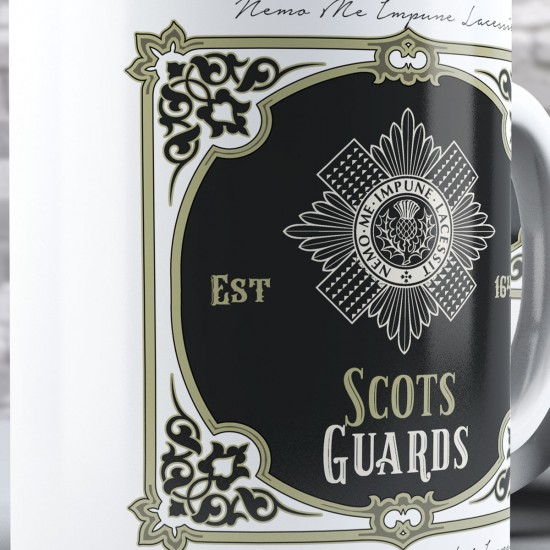 Victorian / Vintage Design Style, Scots Guards (11oz Mug)