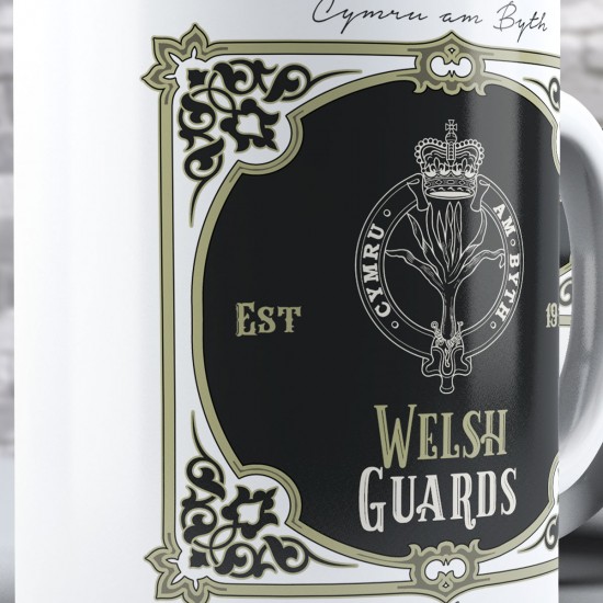 Victorian / Vintage Design Style, Welsh Guards (11oz Mug)