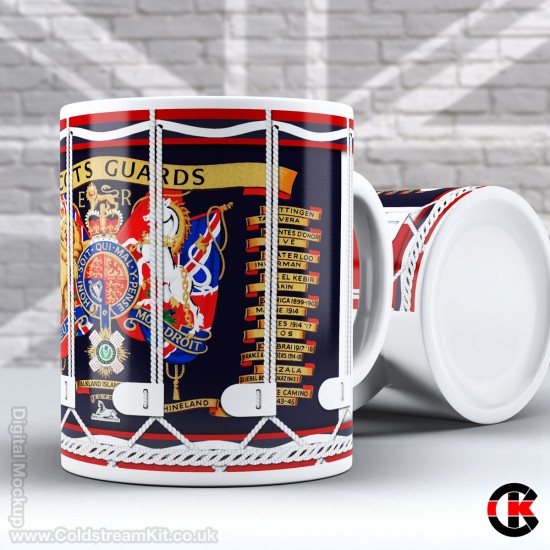 Drum Mug, Scots Guards (11oz Mug)
