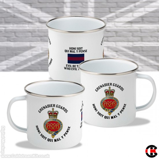 11oz Enamel Mug (Grenadier Guards, Cypher)