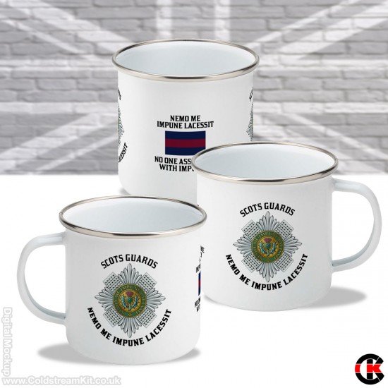 11oz Enamel Mug (Scots Guards)