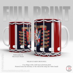 The Household Division FULL PRINT Drum Mug, (11oz Mug), printed top to bottom. The Household Division FULL PRINT Drum Mug, (11oz Mug), printed top to bottom.