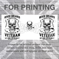 Grumpy Old Veteran (Retro/Vintage) Mug (11oz Mug) Grumpy Old Veteran (Retro/Vintage) Mug (11oz Mug)