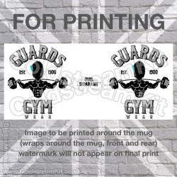 Guards Gym Wear, Irish Guards (11oz Mug)