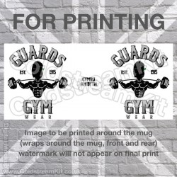 Guards Gym Wear, Welsh Guards (11oz Mug)