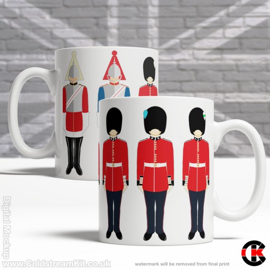 Regiments of the Household Division, all Standing Style (11oz Mug)
