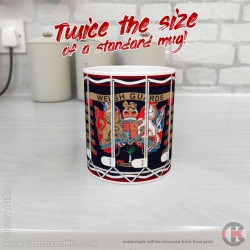 20oz Welsh Guards Regimental Drum Mug - SUPER HUGE 20oz Super Jumbo Drum Mug 20oz Welsh Guards Regimental Drum Mug - SUPER HUGE 20oz Super Jumbo Drum Mug