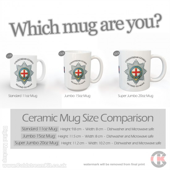 Queen's Platinum Jubilee, Blues and Royals LIMITED EDITION Mug - Design 4 (choose your mug size)