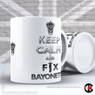 Keep Calm and Fix Bayonets - SLR Bayonet (11oz Mug) Keep Calm and Fix Bayonets - SLR Bayonet (11oz Mug)