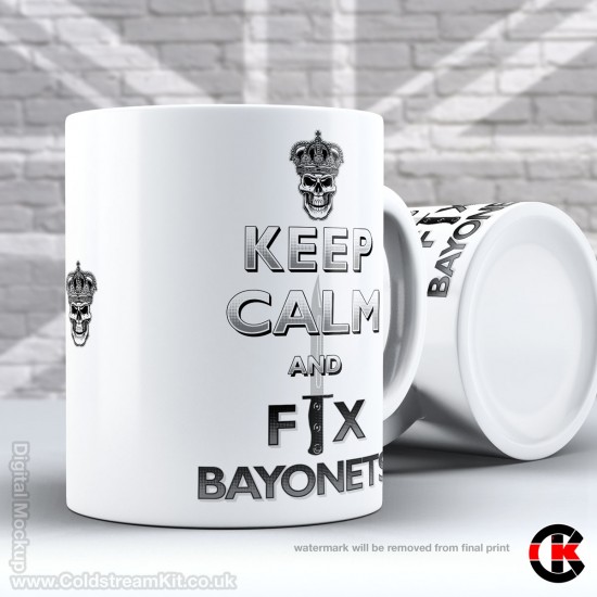 Keep Calm and Fix Bayonets - SLR Bayonet (11oz Mug)