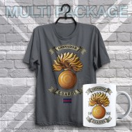 Mug & TShirt Package, Retro Grenadier (Grenade) Guards Design Mug & TShirt Package, Retro Grenadier (Grenade) Guards Design