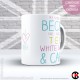 FOR HER, My name is (your name) and I run on YOUR CHOICES (11oz Mug)