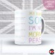 FOR HER, My name is (your name) and I'm not a morning person WITH GAUGE (11oz Mug)