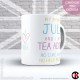 FOR HER, My name is (your name) and I'm a Tea Addict (11oz Mug)