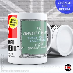 Personalised Teachers Mug, The Fun News (11oz Mug) Personalised Teachers Mug, The Fun News (11oz Mug)