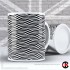 Optical Illusion Mug Collection, wavy lines, just to make your eyes bleed - Design E (11oz Mug)