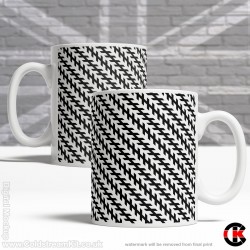 Optical Illusion Mug Collection, the return of the straight lines - Design F (11oz Mug) Optical Illusion Mug Collection, the return of the straight lines - Design F (11oz Mug)