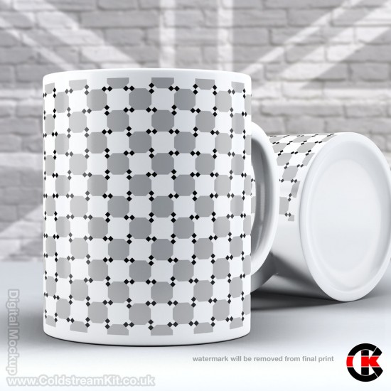 Optical Illusion Mug Collection, no curves here, just straight stuff - Design G (11oz Mug)